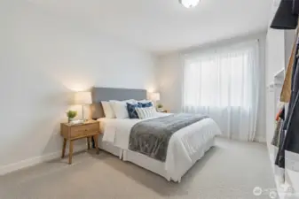 Third Bedroom virtually staged.