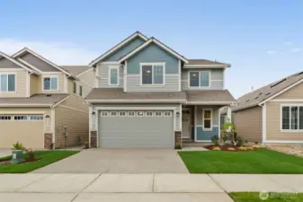 Welcome home to the Poplar! A spacious 2 story home that features 2,692 sq ft of living space with 5 bedrooms, 2 1/2 bathrooms and an office in the heart of the main floor.