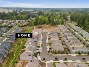 Location of home in Bradbury community.