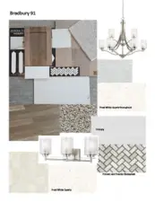 Interior surfaces & lighting.