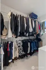 Extra large walk in closet