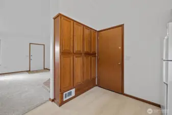 Ample storage space.