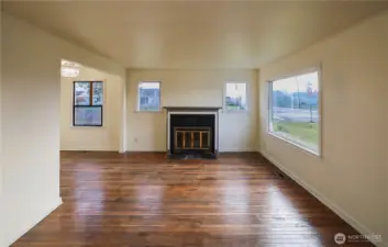 Beautiful hardwood floors