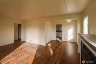 Living room and nook