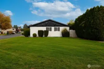 Large corner lot and cul-de-sac dead end street makes this a wonderful place to call "HOME". Home was freshly painted inside and out over the past year.