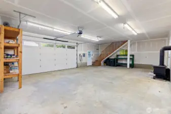 Plenty of space for hobbies, storage