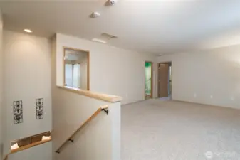 Upstairs bonus/flex room