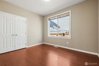 A flexible main-level bedroom, den, or office offers endless possibilities. With its own closet, it’s perfect for guests, work-from-home, or a fifth bedroom with an adjacent Full bath. This versatility adds tremendous value.