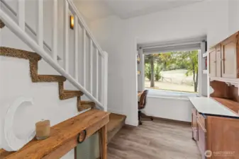 Natural light throughout.