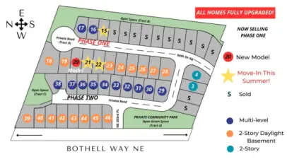 Altamura features 46 luxury residential homes near the heart of Bothell.
