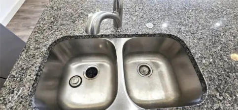 Nice sink with garbage disposal