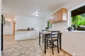 Downstairs kitchenette