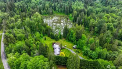 Don't miss this pond on the property, great for wildlife