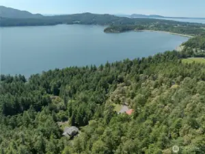 Tucked in the trees this private retreat is just minutes from Eastsound and Moran State Park