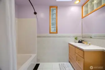The full bath has also been updated and is across the hall from the third bedroom on the main floor.