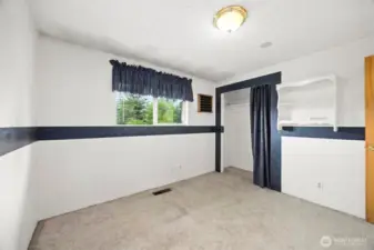 Another view of the third bedroom.