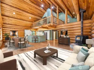 Spacious Living and Dining Rooms!