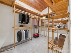 Generous Walk in Closet in Primary.