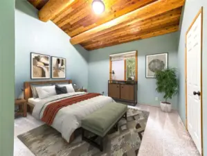 Upstairs Bedroom #4.