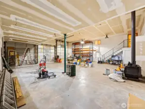 12 x 40 Loft Storage Area with Pull Down Ladder.