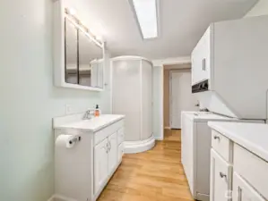Bathroom/Utility Room in ADU.