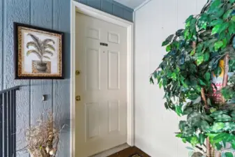 Top floor unit offers additional privacy.