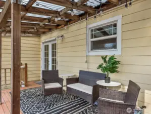 Imagine sitting here enjoying a good book, a beverage or the laughter of people around you.