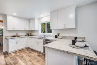 The home chef will fall in love with this all-new kitchen. Spacious, inviting, light and bright!
