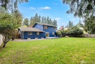 Imagine a soccer game back here, a birthday party, a backyard BBQ!