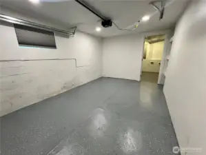 Garage with new door!