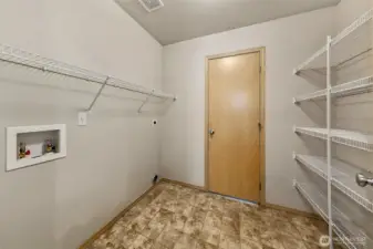 Pantry and Laundry Room.  Great for all your Costco items