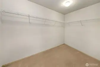Primary Suite walk-in closet