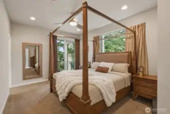 Primary Bedroom with walk-in closet