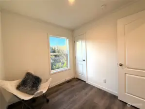 2nd bedroom with walk in closet.