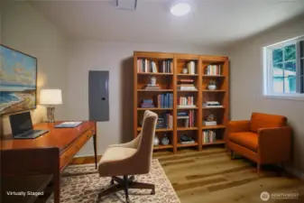 Virtually staged photo