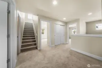 Landing area on 2nd floor.