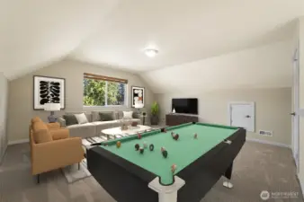 Bonus room on 3rd level. You'll want to see this spacious room, which could also be it's own living area as there is a full bath on this floor. (virtually staged)