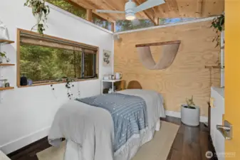 Escape to the spa area