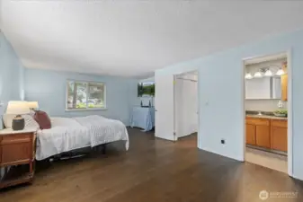 Massive primary bedroom