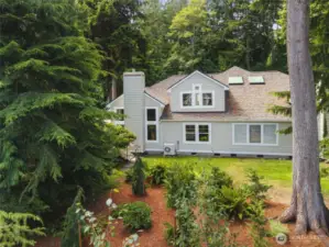 Enjoy your open and sunny back yard! The Bay Club with all it's amenities, and the waterfront, is a short stroll away, and miles of trails open up right outside your back door! It's a perfect location to enjoy all that Port Ludlow offers!