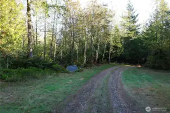 Well on the left of driveway