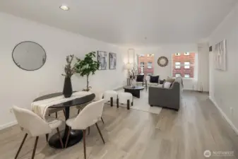 A suitable dining area to host your dinner guests.