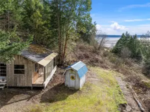 Cabin and pump house