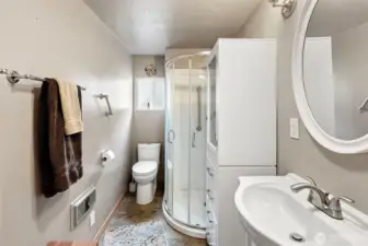 Upstairs 3/4 bathroom