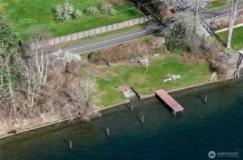 Private community dock and boat launch