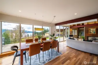 Beautiful warm tones in a modern design.