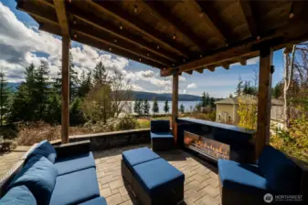 Almost every sitting area on this property is accented by the same views.