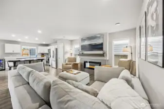 Open Concept Kitchen / Dining / Living Room