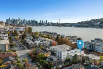 With unparalleled lake views, seaplanes flying by, large roof decks, fireplaces and parking, it offers a rare opportunity to live in an urban setting that captures the essence of Seattle.