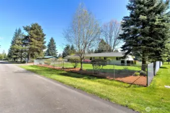Perfect regional landscaping.